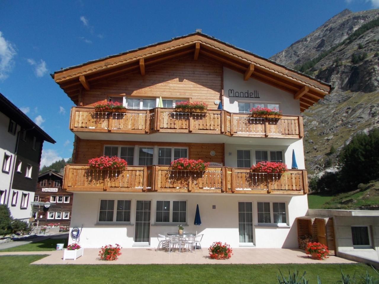 Апартаменты Haus Mondelli Саас-Альмагель Экстерьер фото